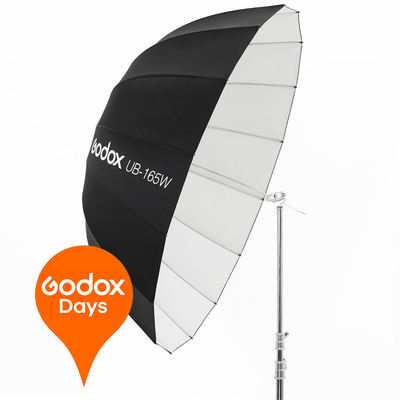 Godox UB-165W Umbrela Parabolica Alb 165cm