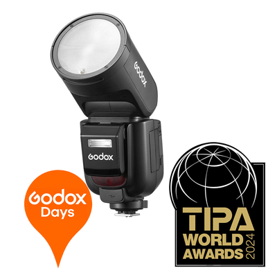 Godox V1PRO C Blit TTL cu Cap Rotund pentru Canon