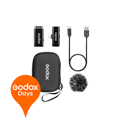 Godox WES1 KIT1 Sistem Wireless Microfon Single 2.4 Ghz iOS