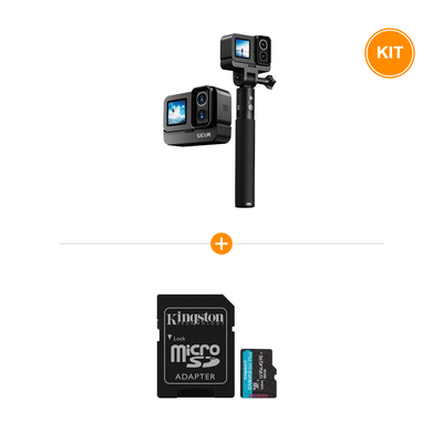 [Pachet] SJCAM SJ20 Pro Charging Kit + Kingston Canvas Go Plus SDCG4 Gen4 microSDXC 128GB cu Adaptor