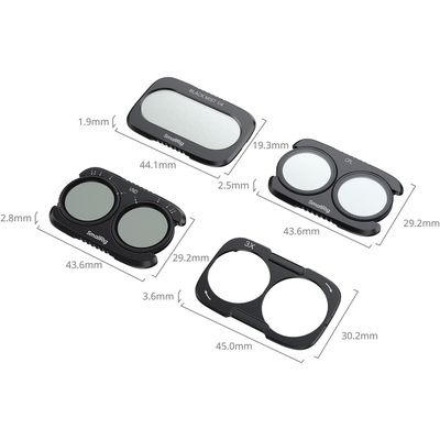SmallRig 6477 Set Filtre Split VND, Difuzie si CPL pentru DJI Osmo Pocket 4P