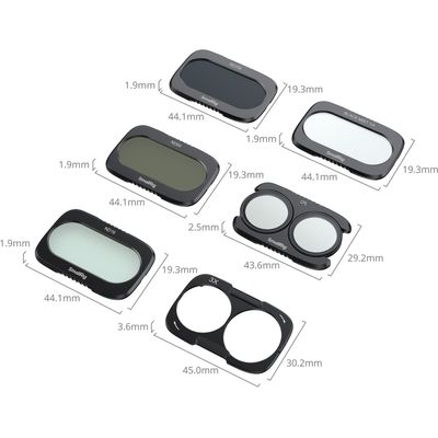 SmallRig 6658 Set de Filtre Split ND, CPL si Difuzie pentru DJI Osmo Pocket 4P