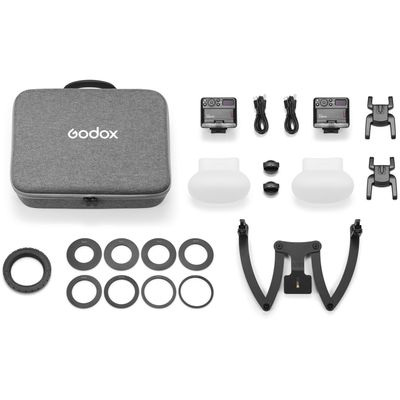 Godox MF12-DK3 Kit Blituri Macro Profesionale Dentale