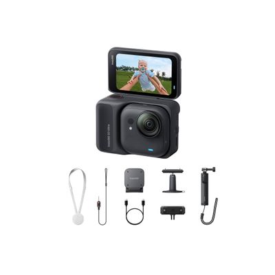 Resigilat: Insta360 GO Ultra Camera Sport de Actiune Creator Bundle Midnight Black - RS125091660-2