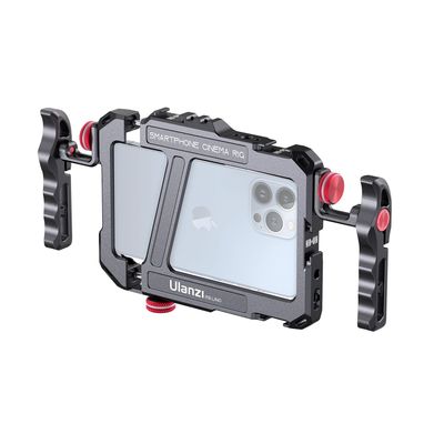 Ulanzi Lino Cage Metal cu Maner Dublu pentru Smartphone