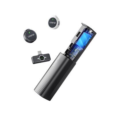 Ulanzi A21 Microfon Wireless 2 TX + RX USB-C Alb Negru