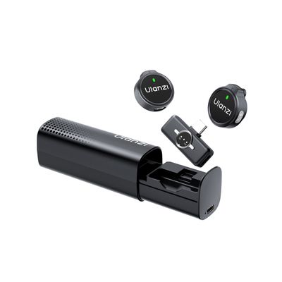 Ulanzi A21 Microfon Wireless 2 TX + RX USB-C Negru