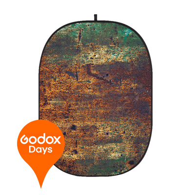 Godox CBA-WR0008 Fundal Pliabil Rusty Wall