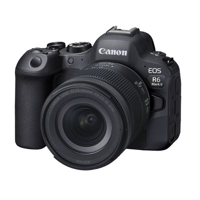 [Pachet] Canon EOS R6 Mark II Kit cu Obiectiv RF 24-105mm F4-7.1 IS STM + Kit Accesorii cu Rucsac + card SD512 + Trepied