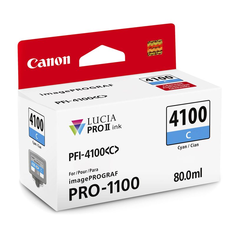 CanonPFI4100CCernealaCyanpentruPRO1100