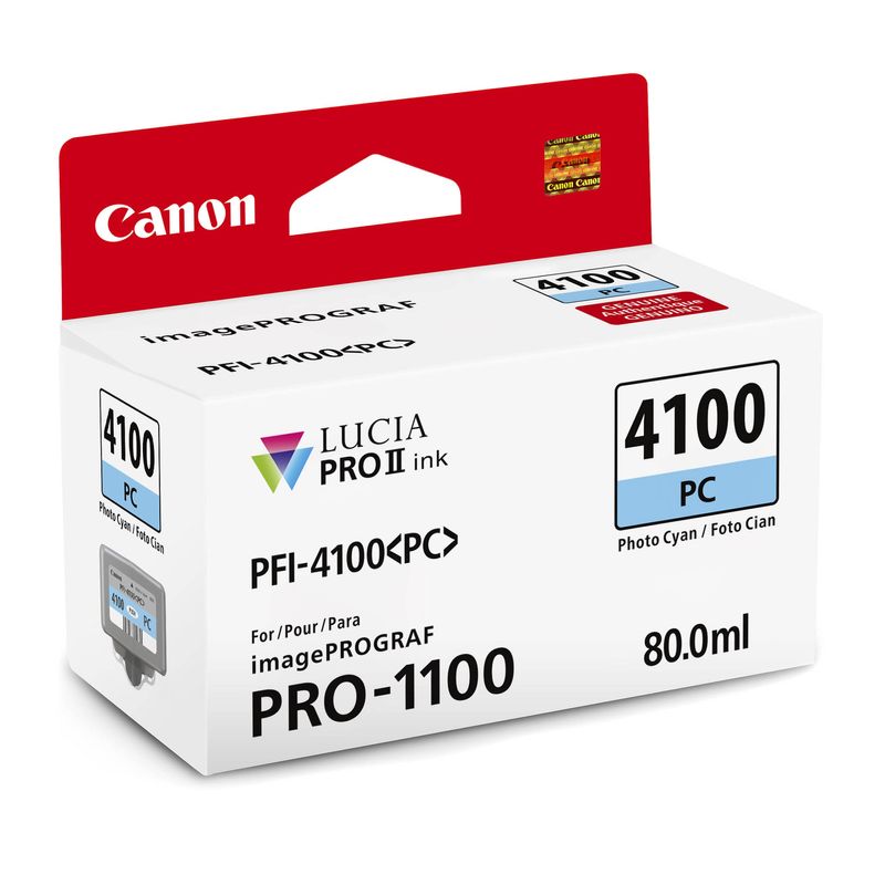 CanonPFI4100PCCernealaCyanFotopentruPRO1100