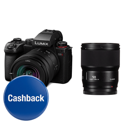 Panasonic LUMIX S5 II Aparat Foto Mirrorless Full Frame 24.2MP Dublu Kit cu S20-60mm + S50mm