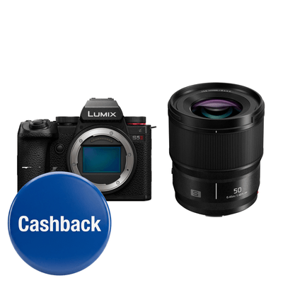 Panasonic Lumix S5IIX Kit Aparat Foto Mirrorless cu Obiectiv 50mm F1.8