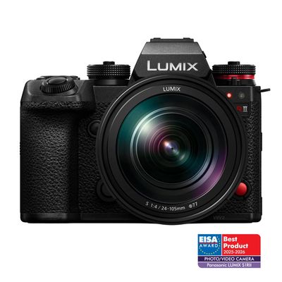 Panasonic Lumix S1R II Aparat Foto Mirrorless Full Frame 44MP 8K Kit cu Obiectiv 24-105mm