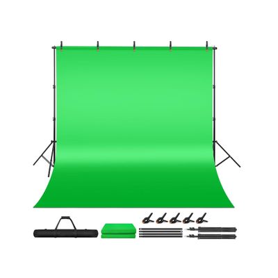 Resigilat: Fancier BJJ-2 Kit Suport Fundal Portabil cu 3 Fundaluri Alb/Negru/Verde - RS125098357-1