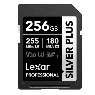 Lexar Professional Silver Plus Card de Memorie SDXC UHS-I 1066x R255/W180 V30 256 GB