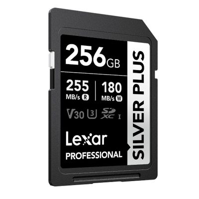 Lexar Professional Silver Plus Card de Memorie SDXC UHS-I 1066x R255/W180 V30 256 GB
