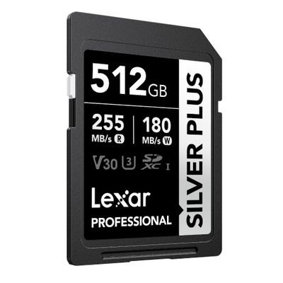 Lexar Professional Silver Plus Card de Memorie SDXC UHS-I 1066x R255/W180 V30 512 GB