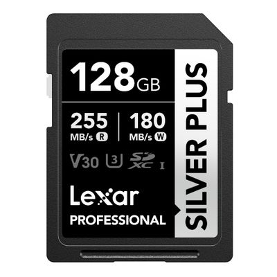 Lexar Professional Silver Plus Card de Memorie SDXC UHS-I 1066x R255/W180 V30 128 GB