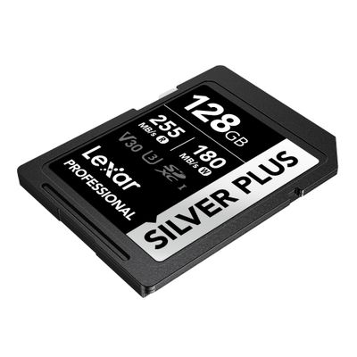 Lexar Professional Silver Plus Card de Memorie SDXC UHS-I 1066x R255/W180 V30 128 GB