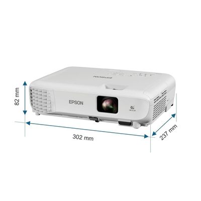 Epson EB-W53 Videoproiector WXGA 4000 Lumeni Alb