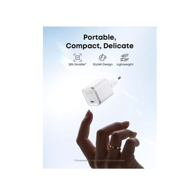 Anker Nano Incarcator Retea 45W Super Fast Charger USB-C Alb