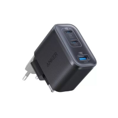 Anker Nano Incarcator Retea 70W 2x USB-C 1x USB Fast Charging Negru