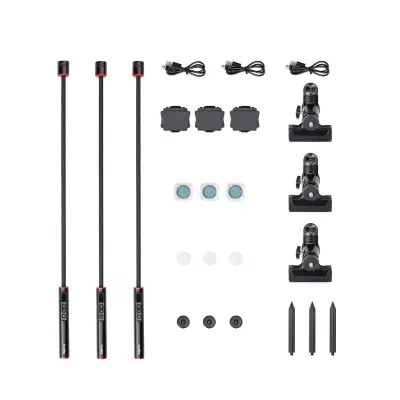 SmallRig 6226 RM 01B Set 3 Lampi LED Bicolor 1800-7500K pentru Fotografie Macro