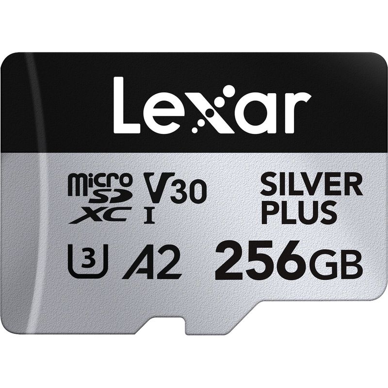 LexarProfesionalSilverPlusCarddeMemoriemicroSDXC256GBUHSIV30