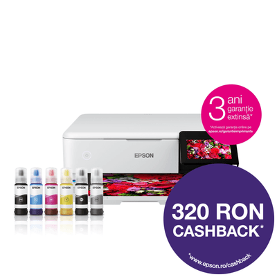 Epson L8160 Imprimanta Foto Multifunctional A4 Wi-Fi CISS Alb