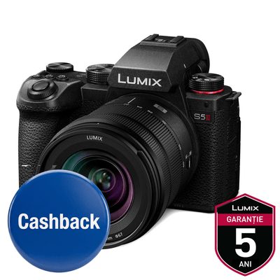 Panasonic LUMIX S5 II Aparat Foto Mirrorless Full Frame Kit cu Obiectiv S20-60mm