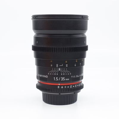 Samyang 35mm T1.5 VDSLR - nikon F SH-1036161