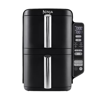 Ninja Double Stack Friteuza Dubla cu Aer Cald 7.6 L Negru