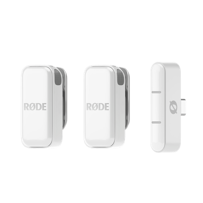 Rode Wireless Micro C Sistem Microfon Fara Fir 2TX + 1RX Alb USB-C
