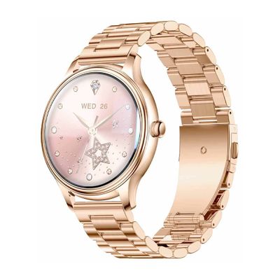 Colmi L28 Smartwatch Auriu cu Curea din Otel Auriu
