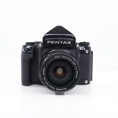 Pentax 67 II +  Pentax 55mm F4 + Takumar 6x7 300mm F4 SH-1036385