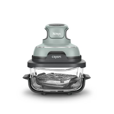 Ninja CRISPi 4in1 FN101 Friteuza cu Aer Cald Portabila 3.8L/1.4L Bej/Verde