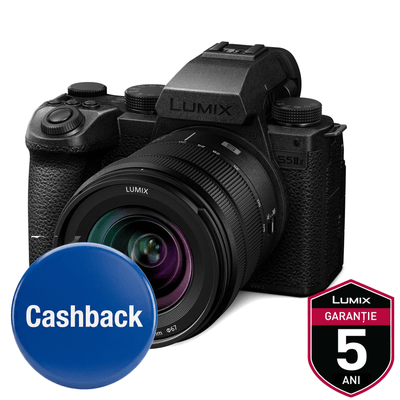 Panasonic Lumix S5IIX Kit Aparat Foto Mirrorless cu Obiectiv 20-60mm