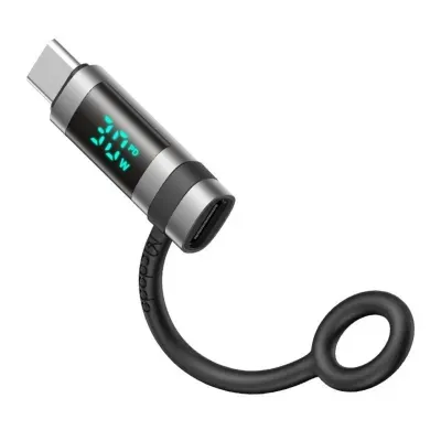 Mcdodo Pigeon Series OT-2610 Adaptor USB-C la Lightning 36W cu Afisaj LED si Prindere din Silicon