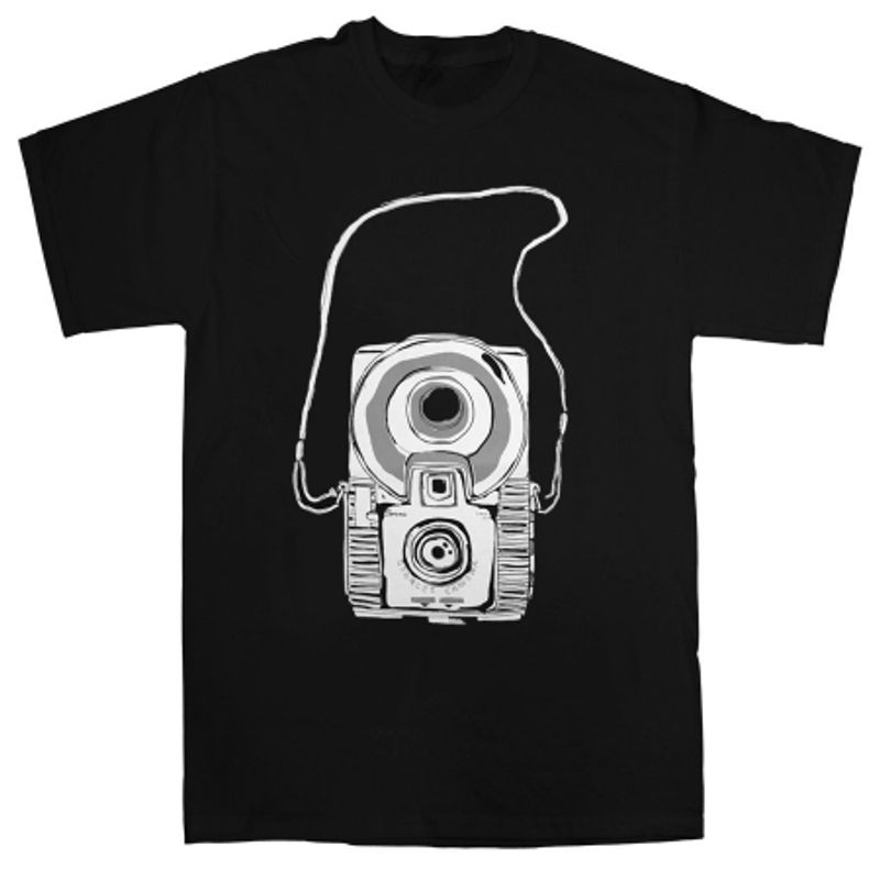 tricou-aparat-retro-negru-marimea-s-27174
