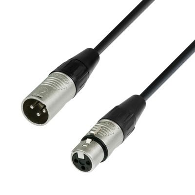 Adam Hall Cablu XLR Mama la XLR Tata cu Mufe REAN 0.5m
