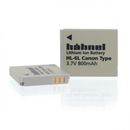 Hahnel HL-6L - Acumulator replace pt Canon NB-6L- 3.7 V, 800mAh, 3Wh