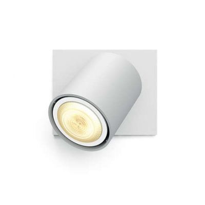 Philips HUE Spot Runner - Bec LED GU10, 5.5W, Wi-Fi, lumina alba reglabila + intrerupator, Alb