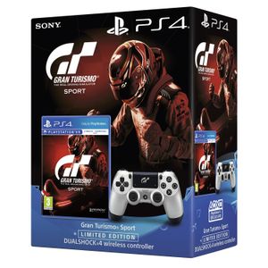 Sony Dualshock 4 V2 - Controller Wireless pentru PlayStation 4 + Joc Gran Turismo Sport pentru PlayStation 4