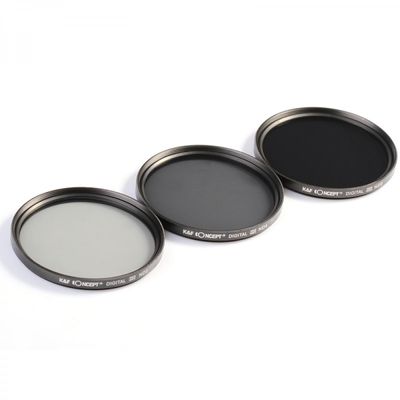KentFaith - Set filtre ND2 + ND4 + ND8, 67mm