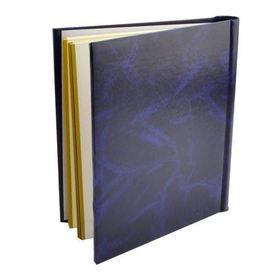 Album Poze - Clasic, 20 File Autoadezive, 23x28cm, Albastru cu Insertii Aurii