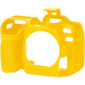 EasyCover Nikon D7500 - Carcasa Protectie din Silicon Galbena