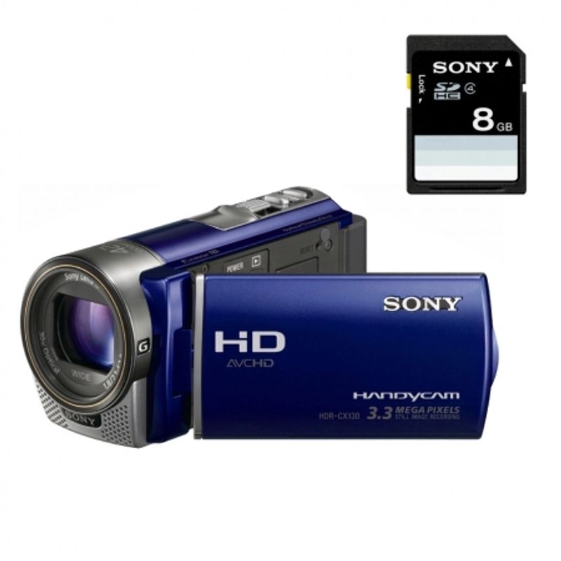 sony-hdr-cx130l-card-sd-8gb-camera-video-full-hd-obiectiv-g-zoom-30x-albastru-20853