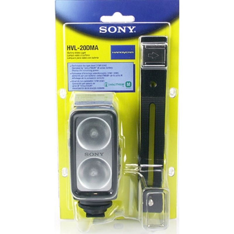 lampa-video-sony-hvl-20dma-2-faze-10w-20w-np-fm-battery-3670