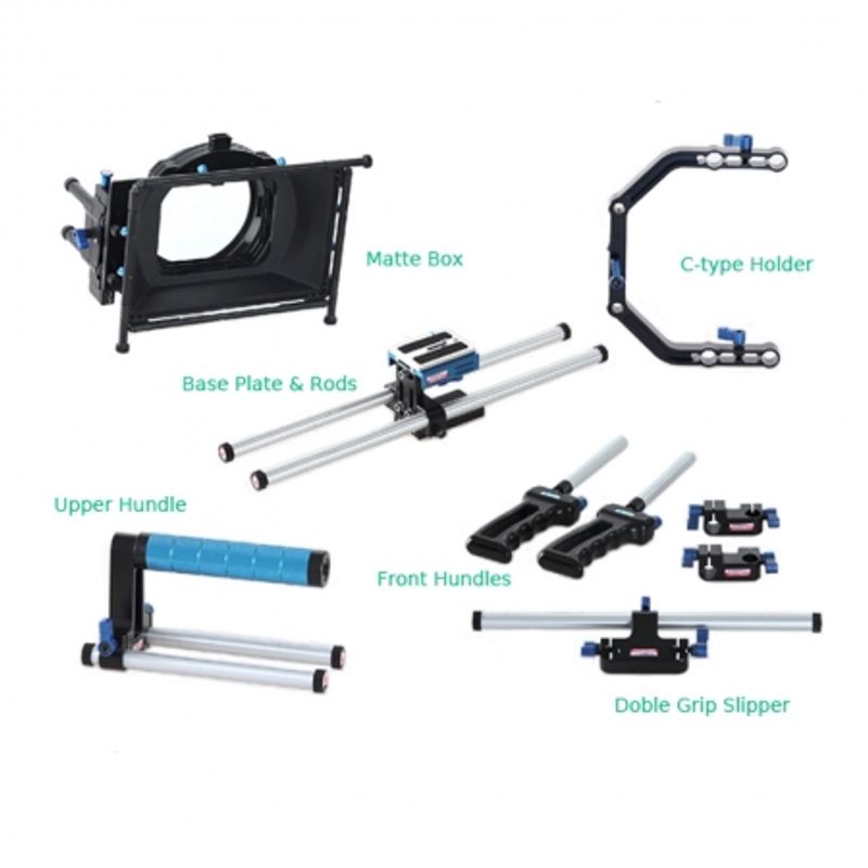 Wondlan Sniper 2.0 Follow Focus + cutie aluminiu (Standard 1) SN2.1